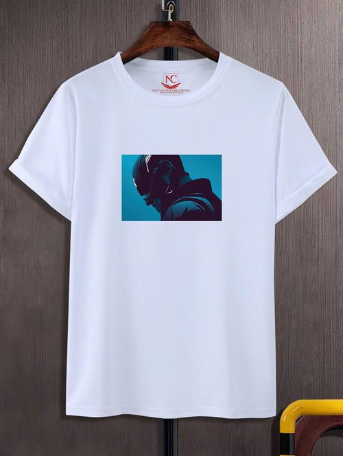 unisex white graphic printed t-shirt - 20882420 -  Standard Image - 0