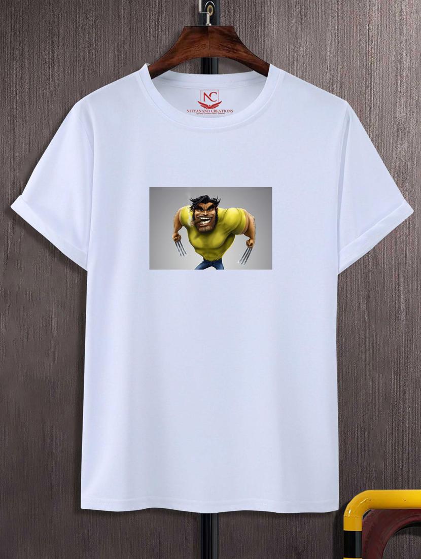 unisex white graphic printed t-shirt - 20882421 - Zoom Image - 0
