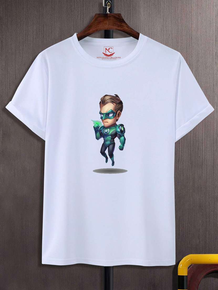 unisex white graphic printed t-shirt - 20882425 -  Zoom Image - 0