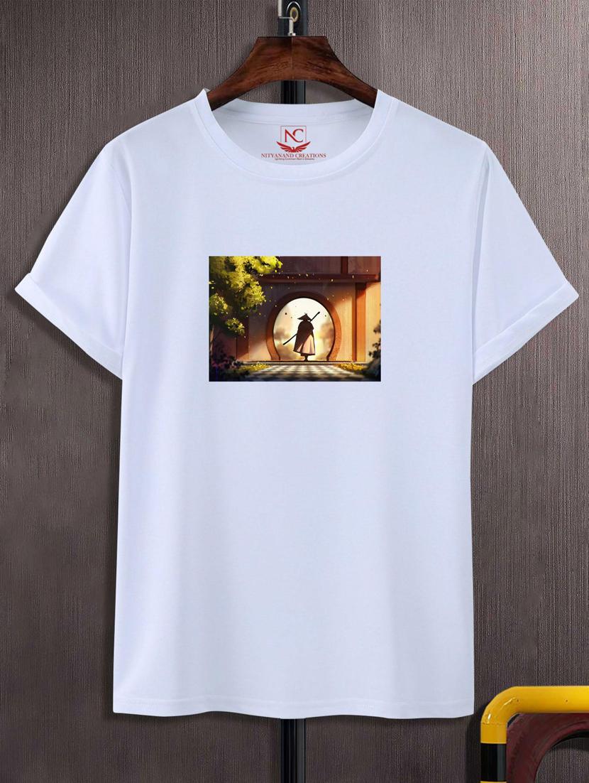 unisex white graphic printed t-shirt - 20882428 -  Zoom Image - 0