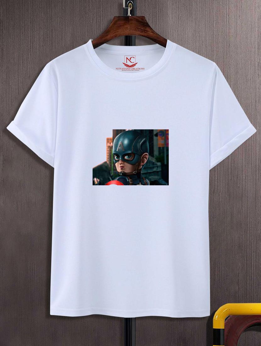 unisex white graphic printed t-shirt - 20882437 -  Zoom Image - 0