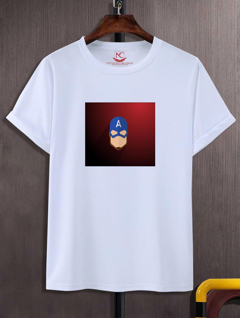 unisex white graphic printed t-shirt - 20882439 -  Zoom Image - 0