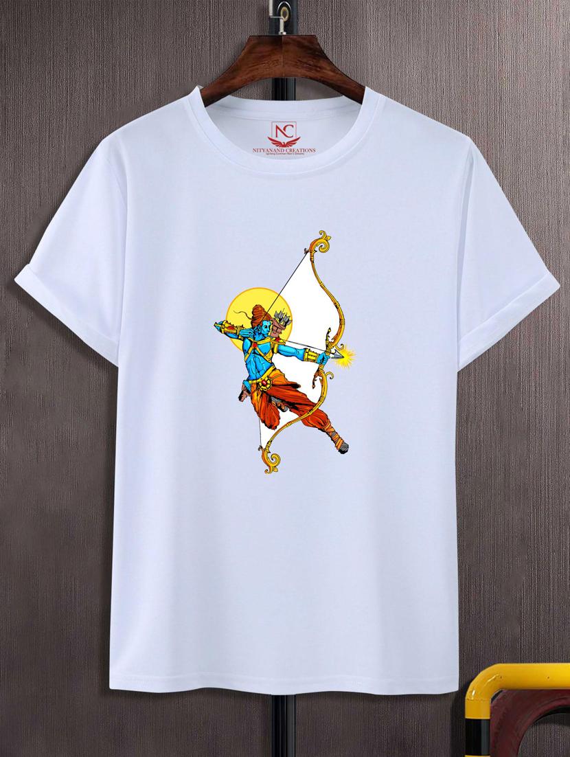 unisex white graphic printed t-shirt - 20882460 -  Zoom Image - 0