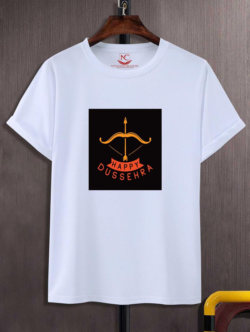 unisex white graphic printed t-shirt - 20882462 - Zoom Image - 0