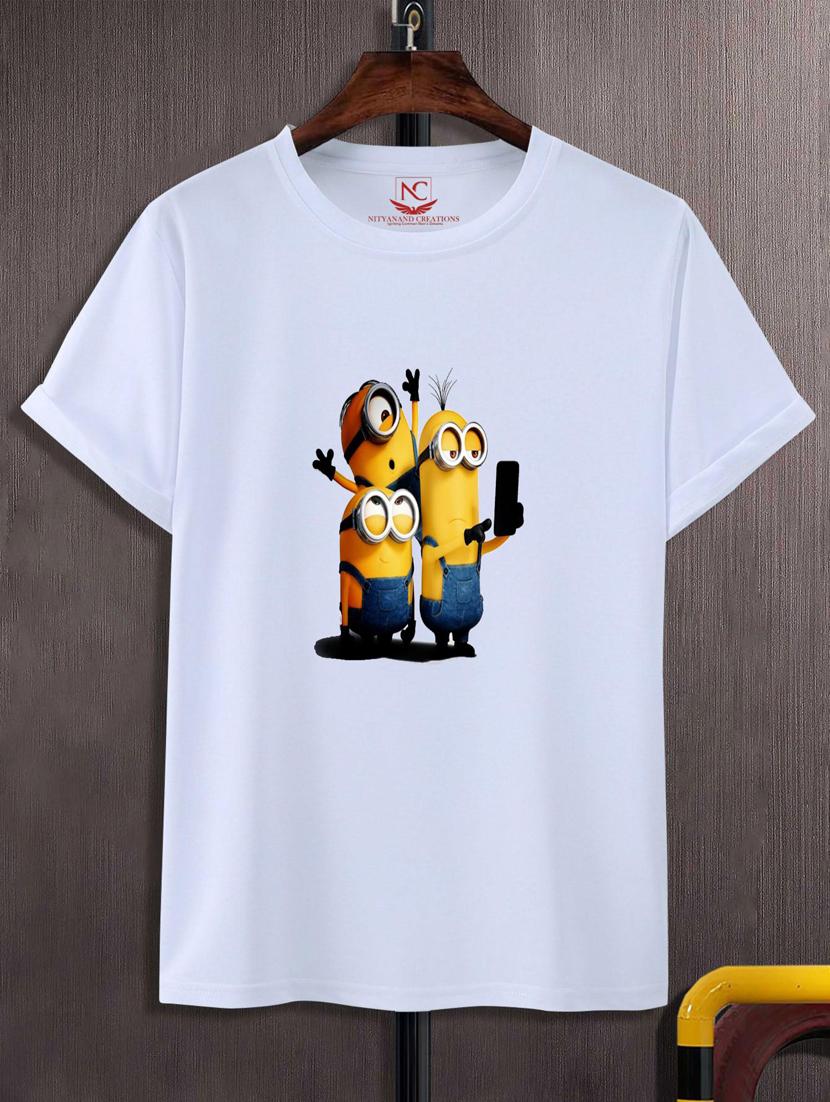 unisex white graphic printed t-shirt - 20882478 - Zoom Image - 0