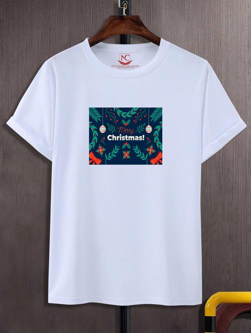 unisex white graphic printed t-shirt - 20882481 -  Standard Image - 0