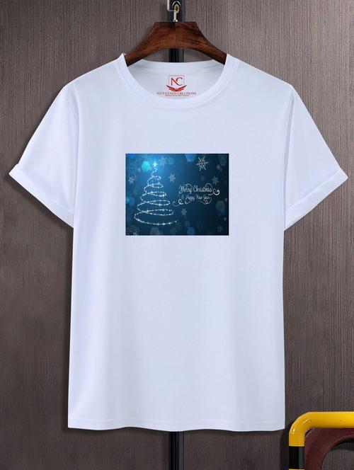unisex white graphic printed t-shirt - 20882482 - Standard Image - 0