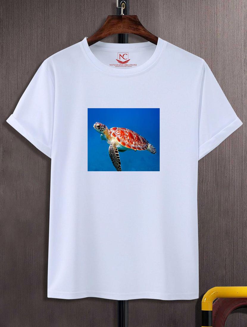 unisex white graphic printed t-shirt - 20882483 -  Zoom Image - 0