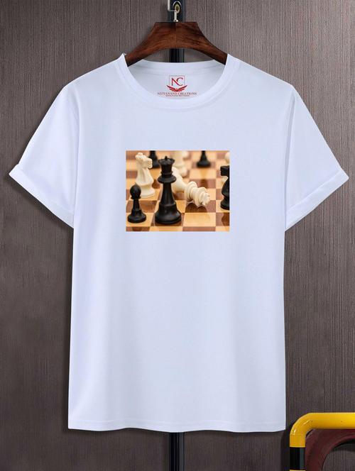 unisex white graphic printed t-shirt - 20882492 -  Standard Image - 0