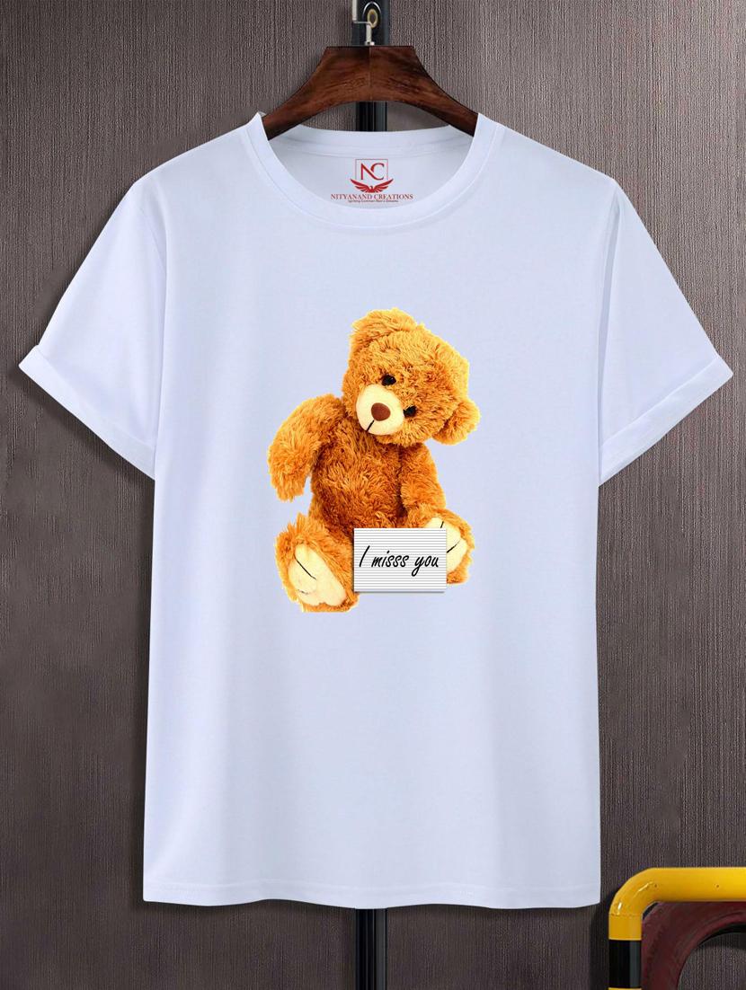 unisex white graphic printed t-shirt - 20882496 -  Zoom Image - 0