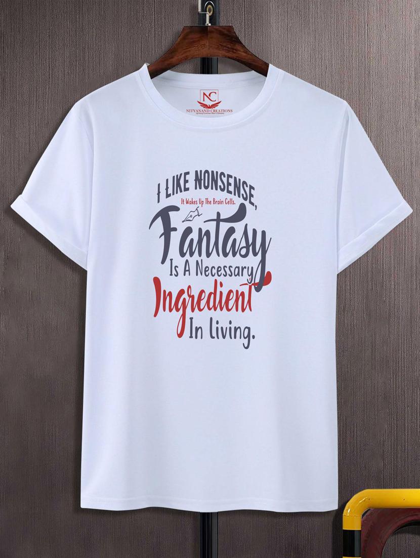 unisex white graphic printed t-shirt - 20882521 - Zoom Image - 0