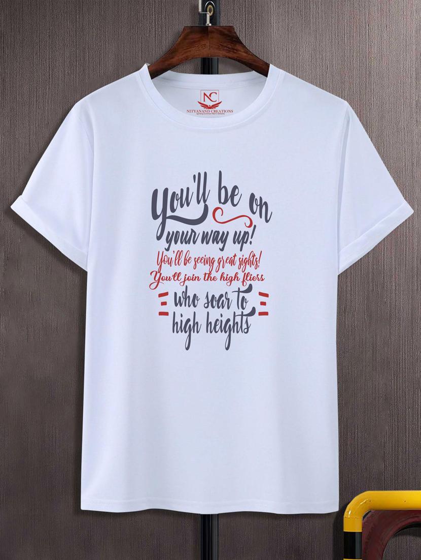 unisex white graphic printed t-shirt - 20882540 -  Zoom Image - 0
