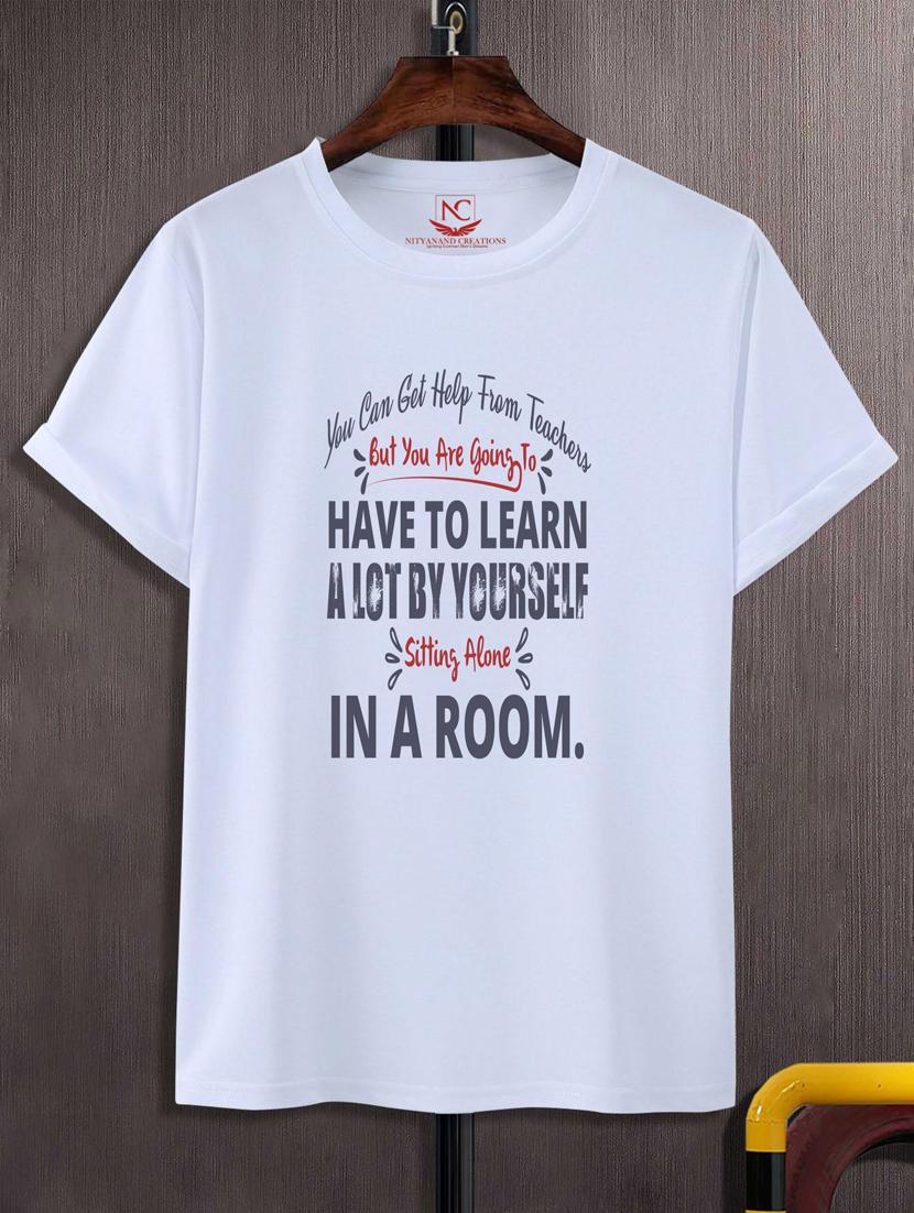 unisex white graphic printed t-shirt - 20882541 - Zoom Image - 0
