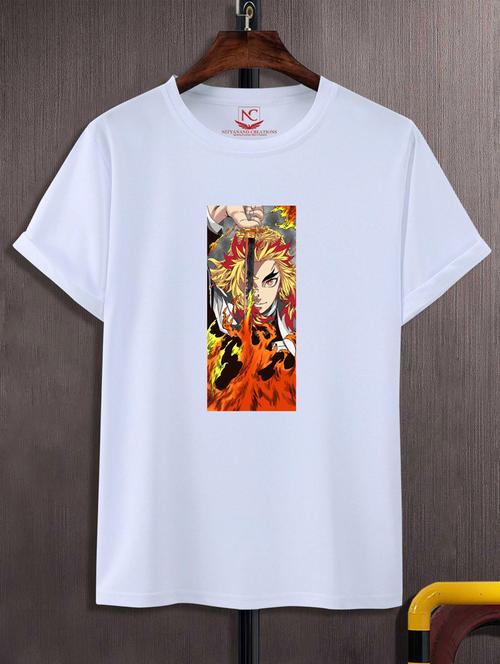 unisex white graphic print t-shirt - 20882552 -  Standard Image - 0