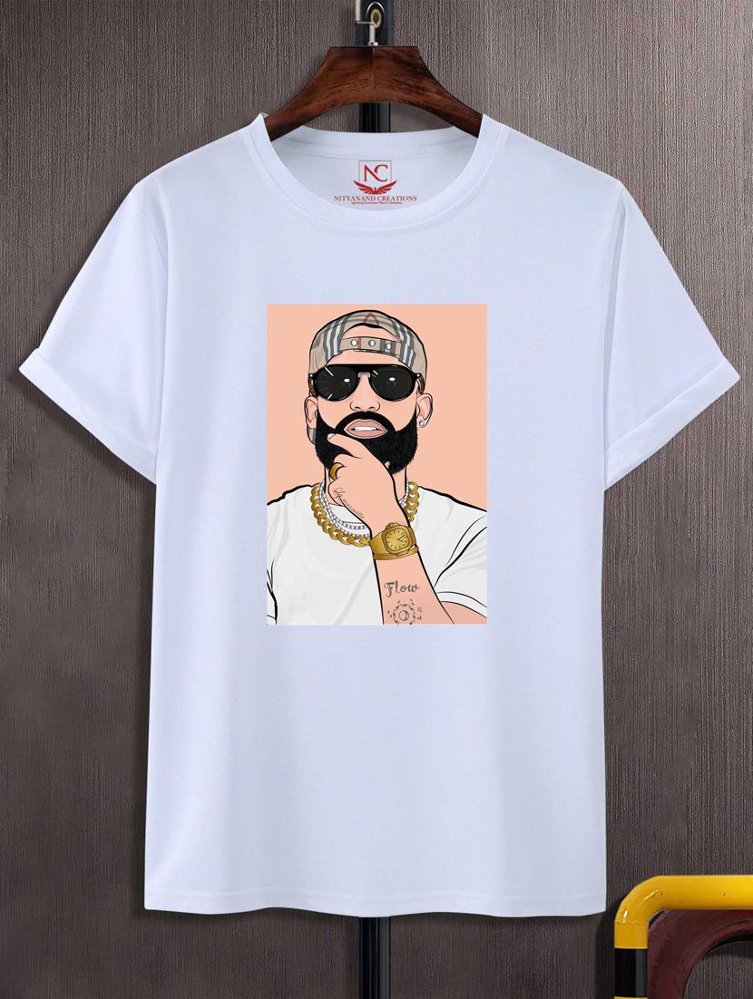 unisex white graphic printed t-shirt - 20882559 -  Zoom Image - 0