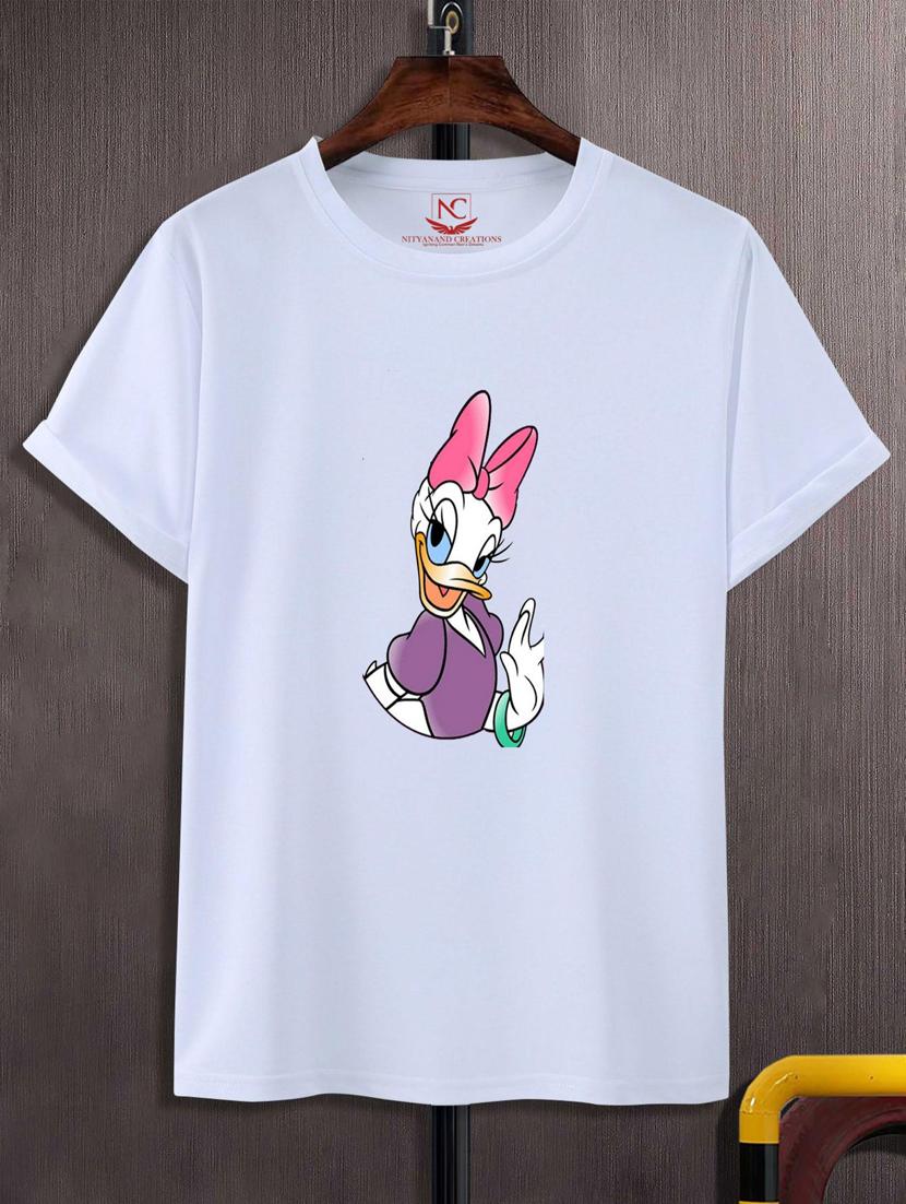 unisex white graphic printed t-shirt - 20882562 - Zoom Image - 0