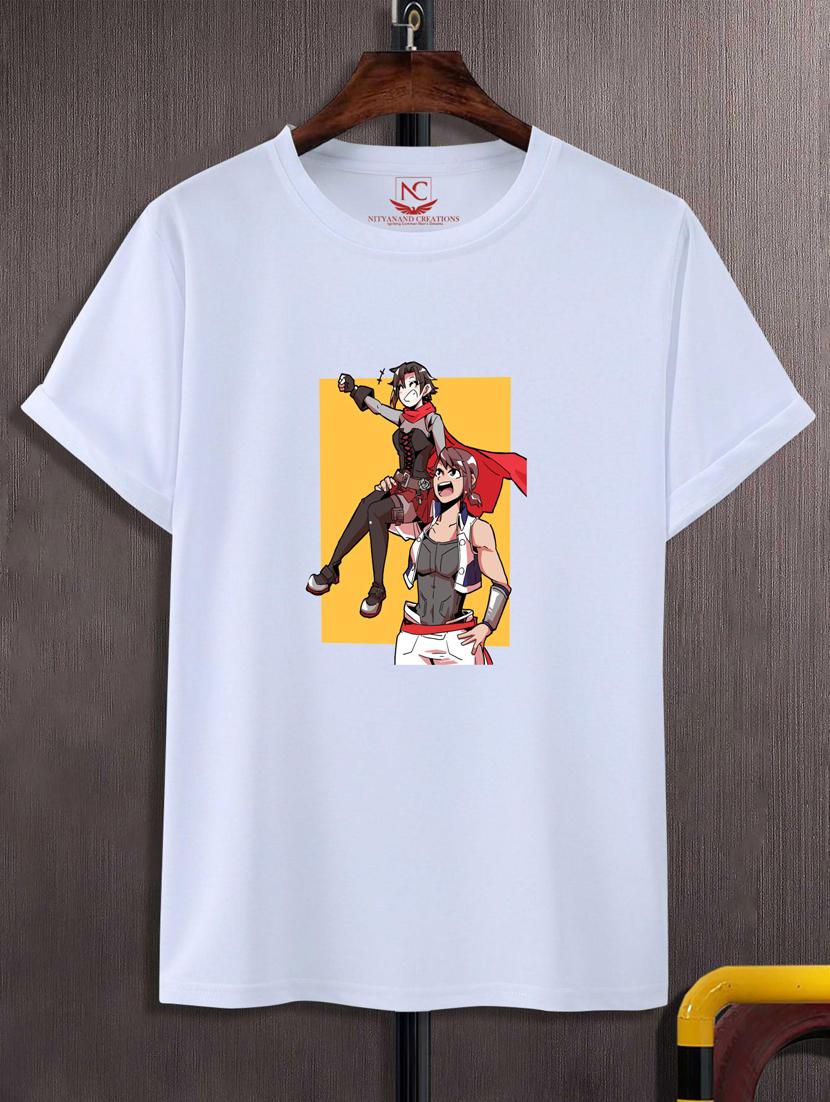 unisex white graphic printed t-shirt - 20882585 - Zoom Image - 0