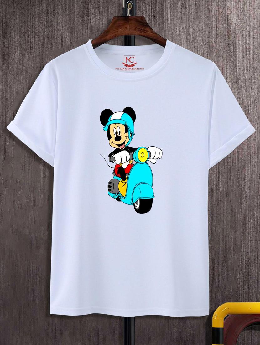 unisex white graphic printed t-shirt - 20882590 -  Zoom Image - 0