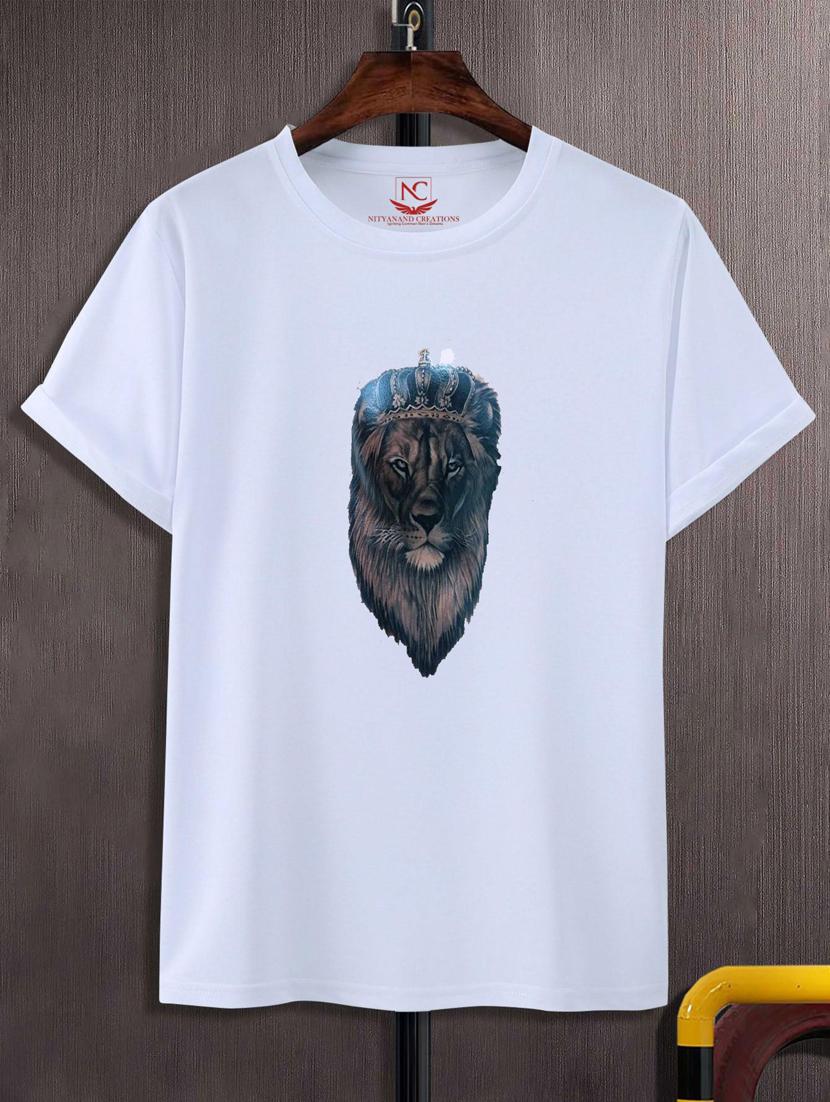 unisex white graphic printed t-shirt - 20882592 -  Zoom Image - 0