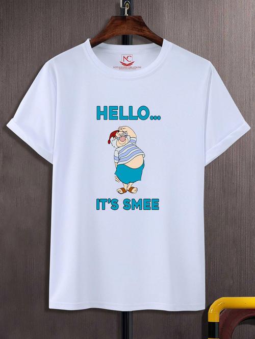 unisex white graphic printed t-shirt - 20882593 -  Standard Image - 0