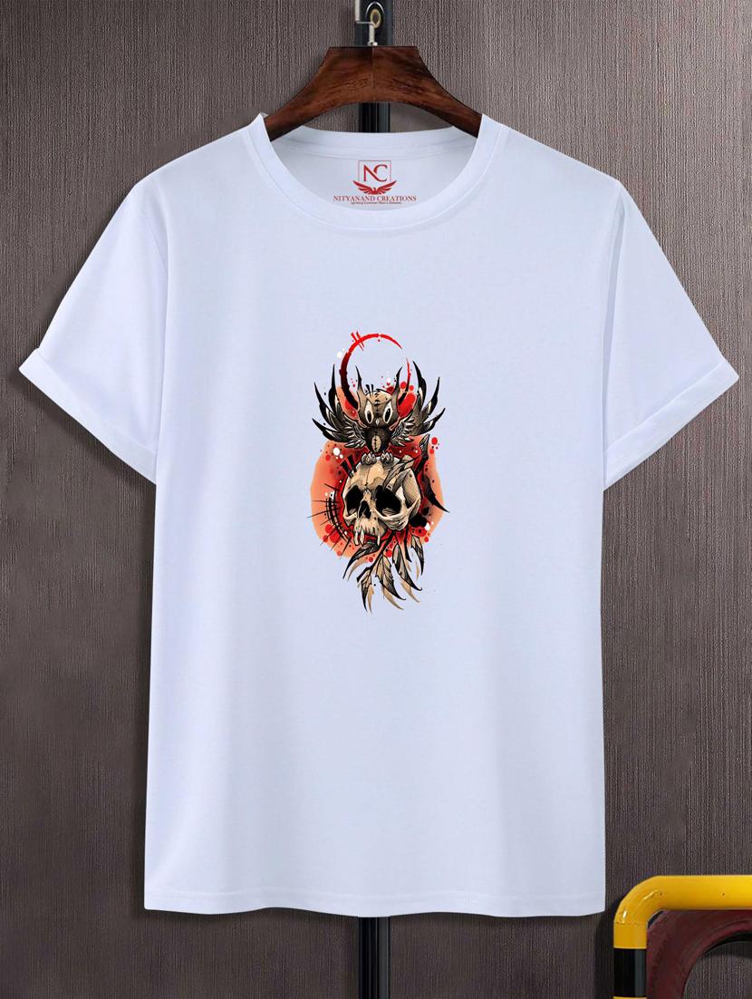 unisex white graphic print t-shirt - 20882596 -  Zoom Image - 0