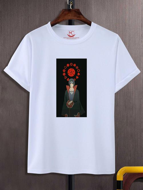 unisex white graphic printed t-shirt - 20882600 - Standard Image - 0