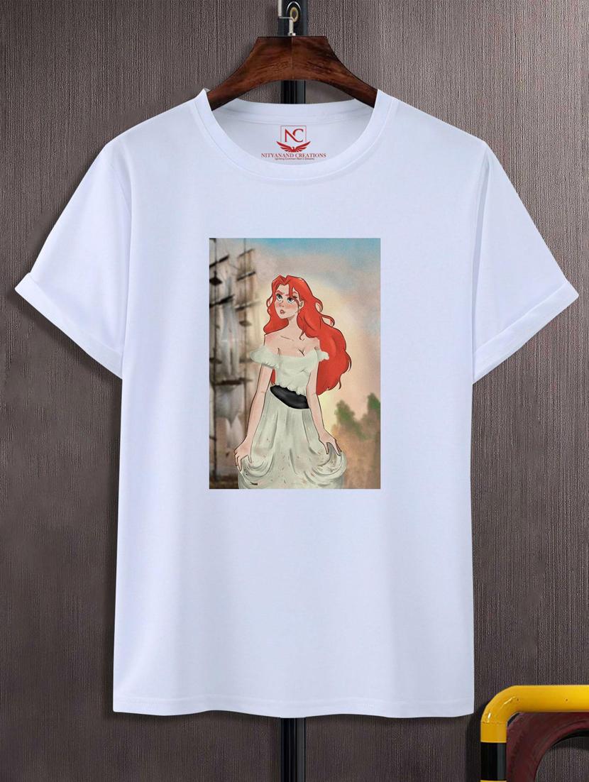 unisex white graphic printed t-shirt - 20882601 -  Zoom Image - 0