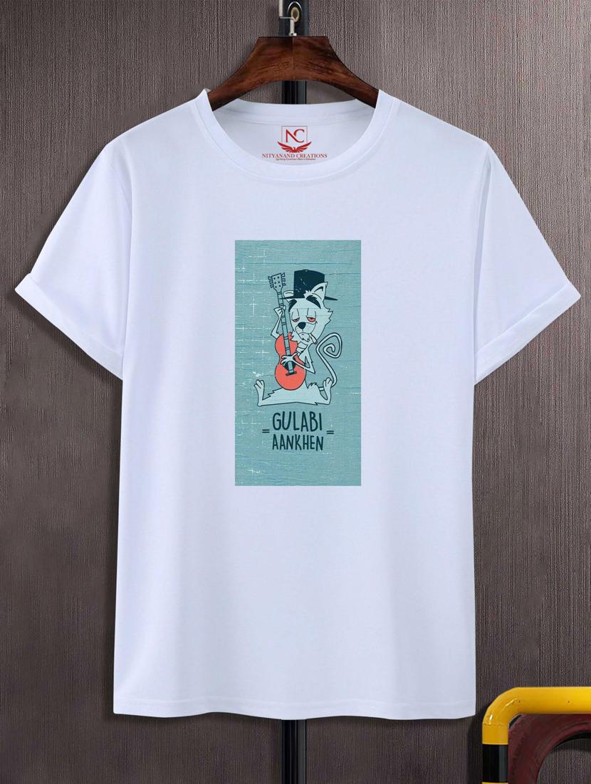 unisex white graphic printed t-shirt - 20882605 - Zoom Image - 0
