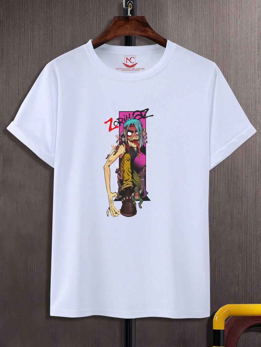 unisex white graphic printed t-shirt - 20882607 - Zoom Image - 0