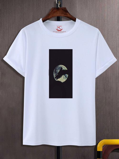 unisex white graphic printed t-shirt - 20882611 -  Standard Image - 0