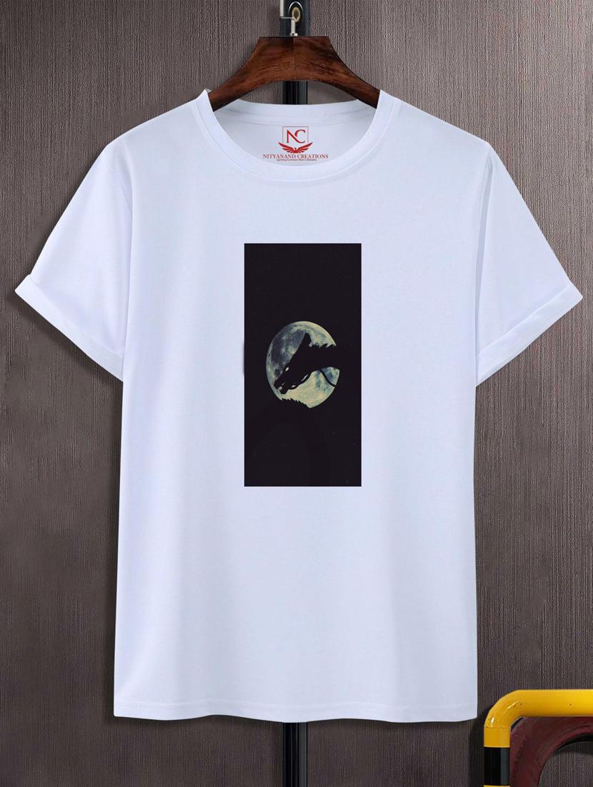 unisex white graphic printed t-shirt - 20882611 -  Zoom Image - 0