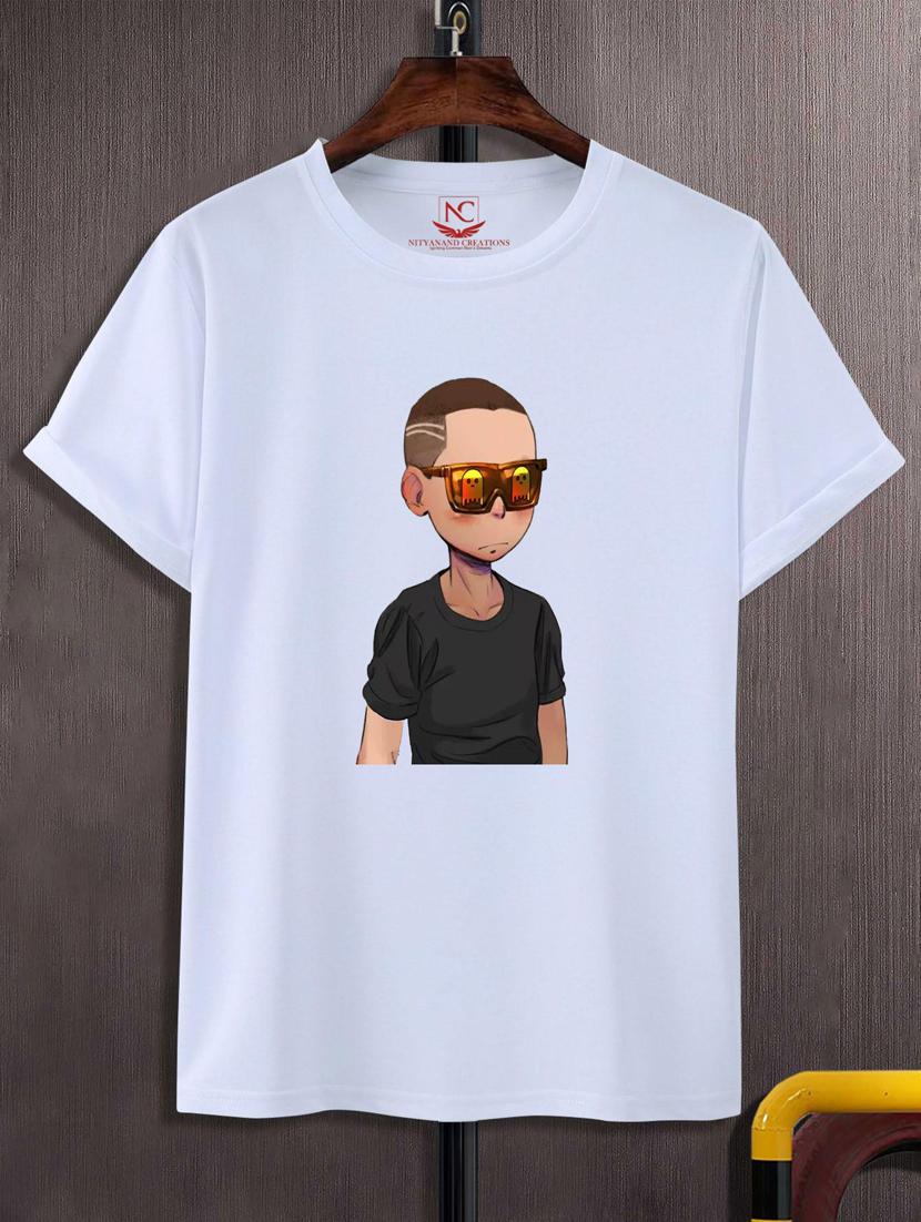 unisex white graphic printed t-shirt - 20882626 - Zoom Image - 0