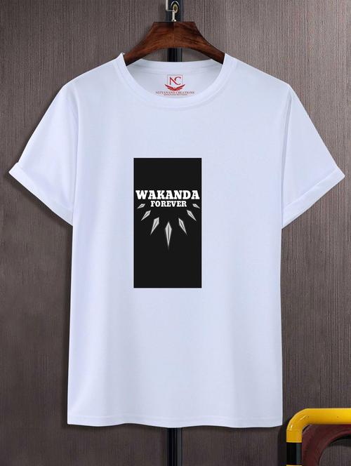 unisex white graphic printed t-shirt - 20882636 -  Standard Image - 0