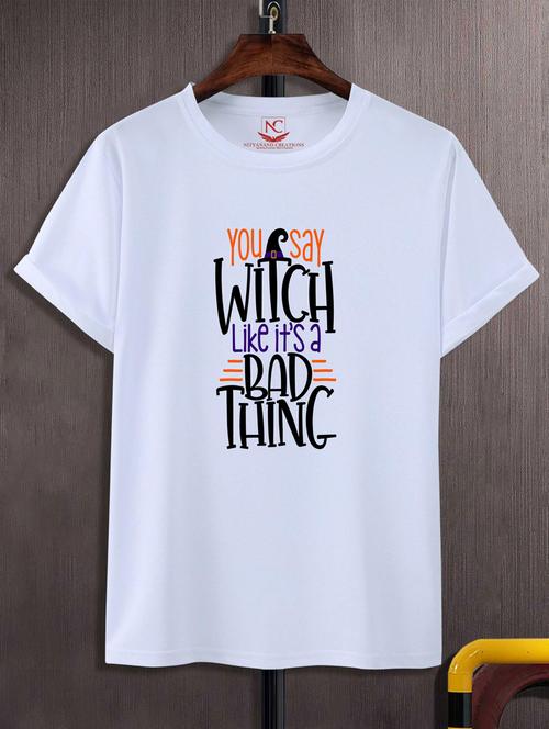 unisex white graphic printed t-shirt - 20882644 -  Standard Image - 0