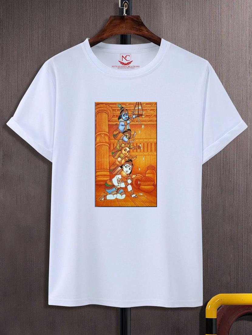 unisex white graphic print t-shirt - 20882650 -  Zoom Image - 0