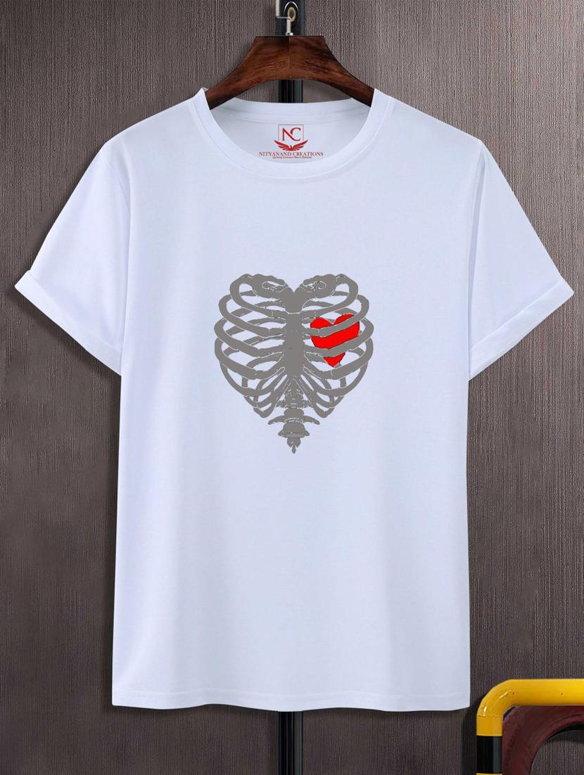 unisex white graphic print t-shirt - 20882651 -  Zoom Image - 0