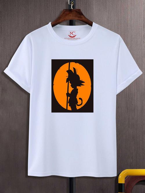 unisex white graphic printed t-shirt - 20882655 - Standard Image - 0
