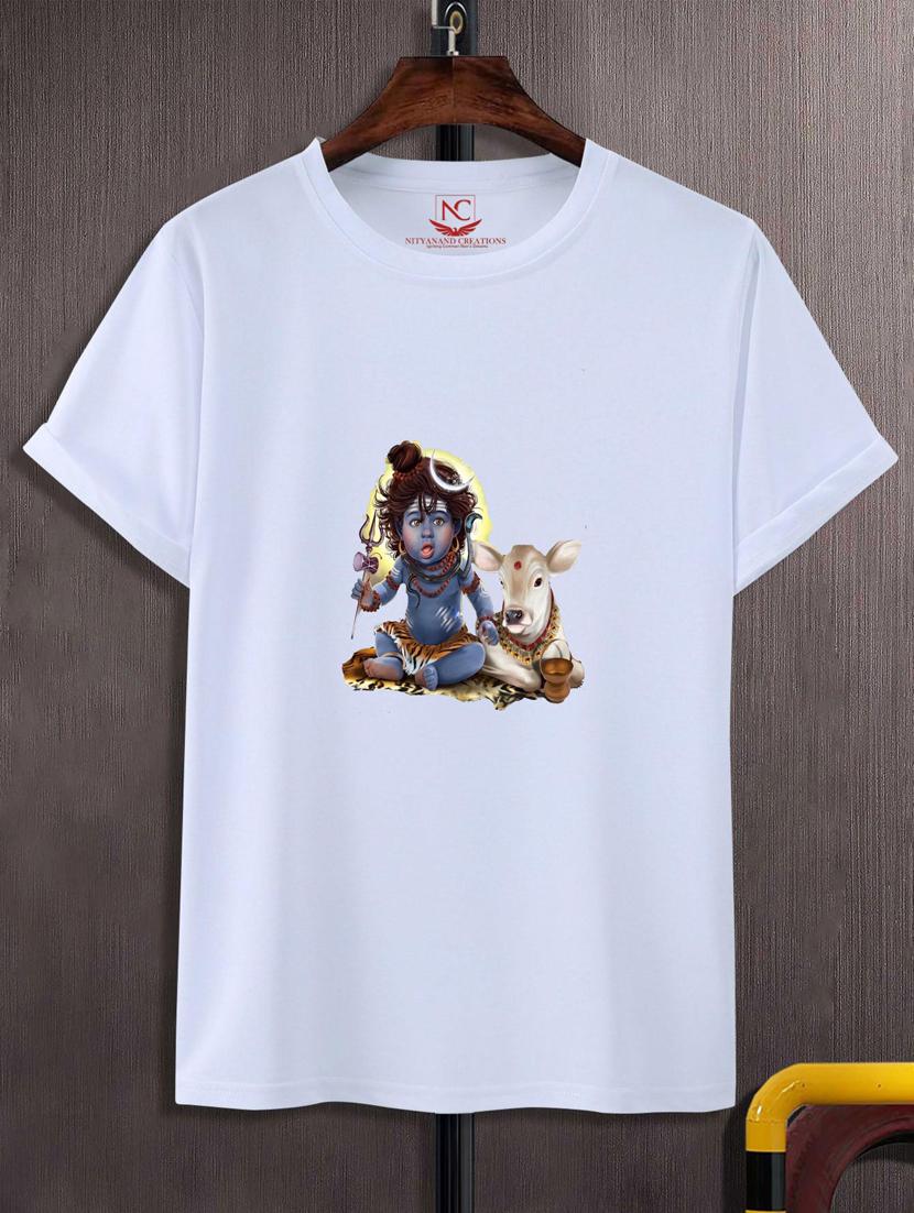 unisex white graphic printed t-shirt - 20882657 -  Zoom Image - 0