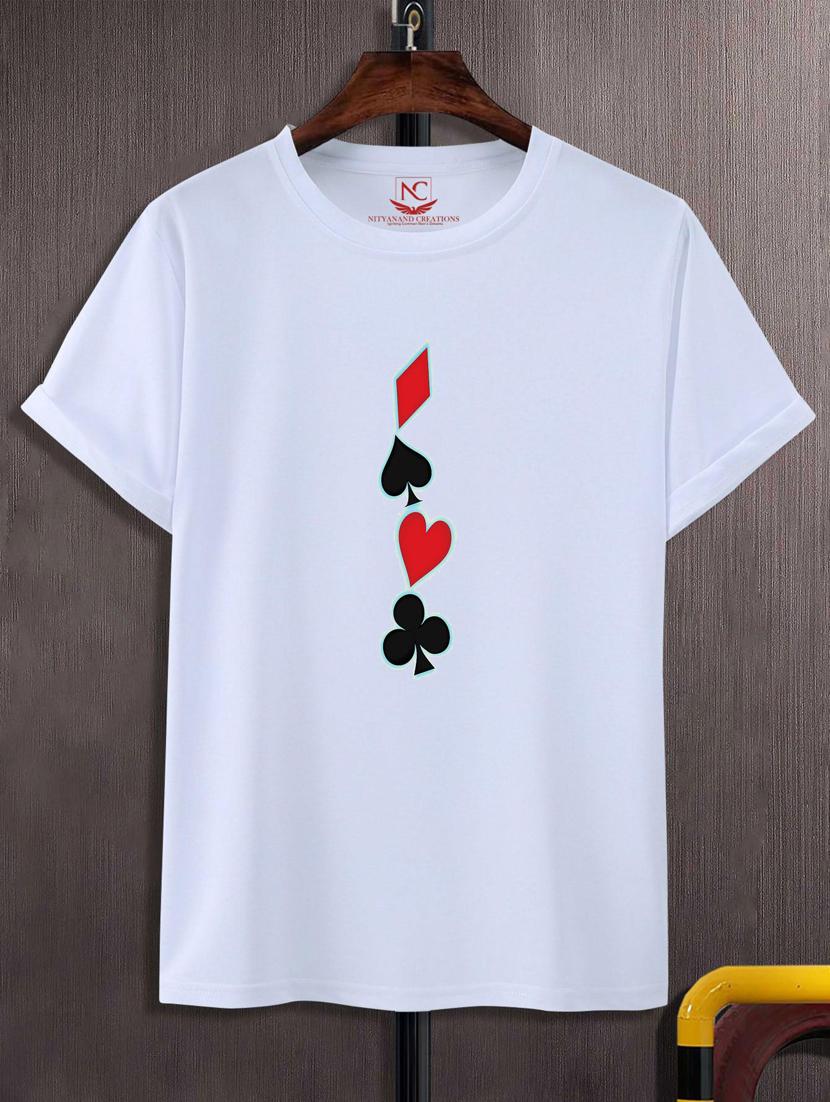unisex white graphic printed t-shirt - 20882668 - Zoom Image - 0