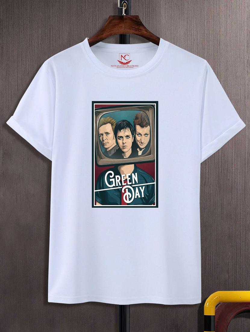 unisex white graphic printed t-shirt - 20882671 -  Zoom Image - 0