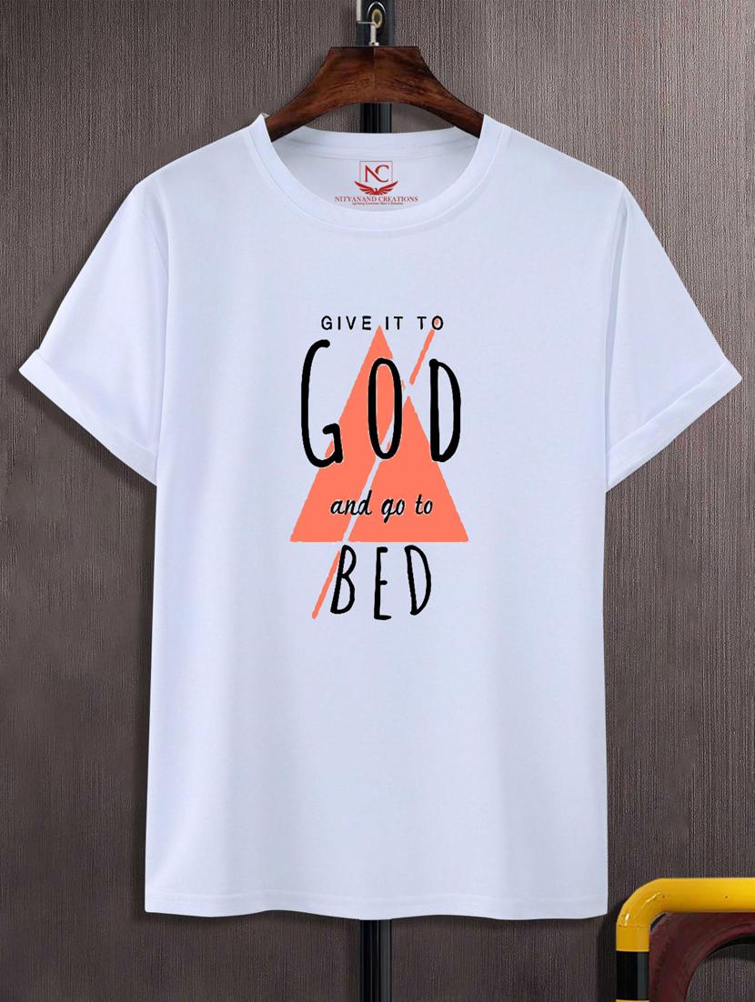 unisex white graphic printed t-shirt - 20882675 -  Zoom Image - 0