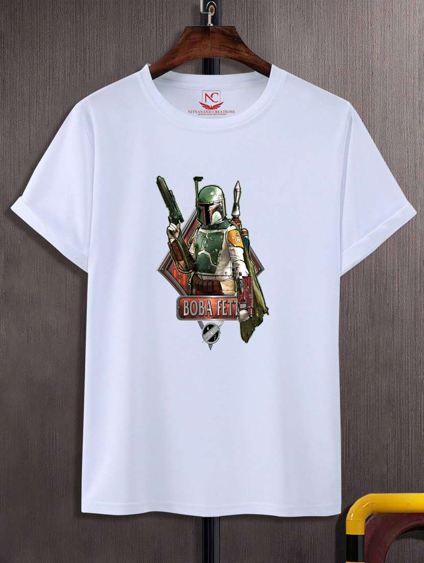 unisex white graphic printed t-shirt - 20882692 -  Zoom Image - 0