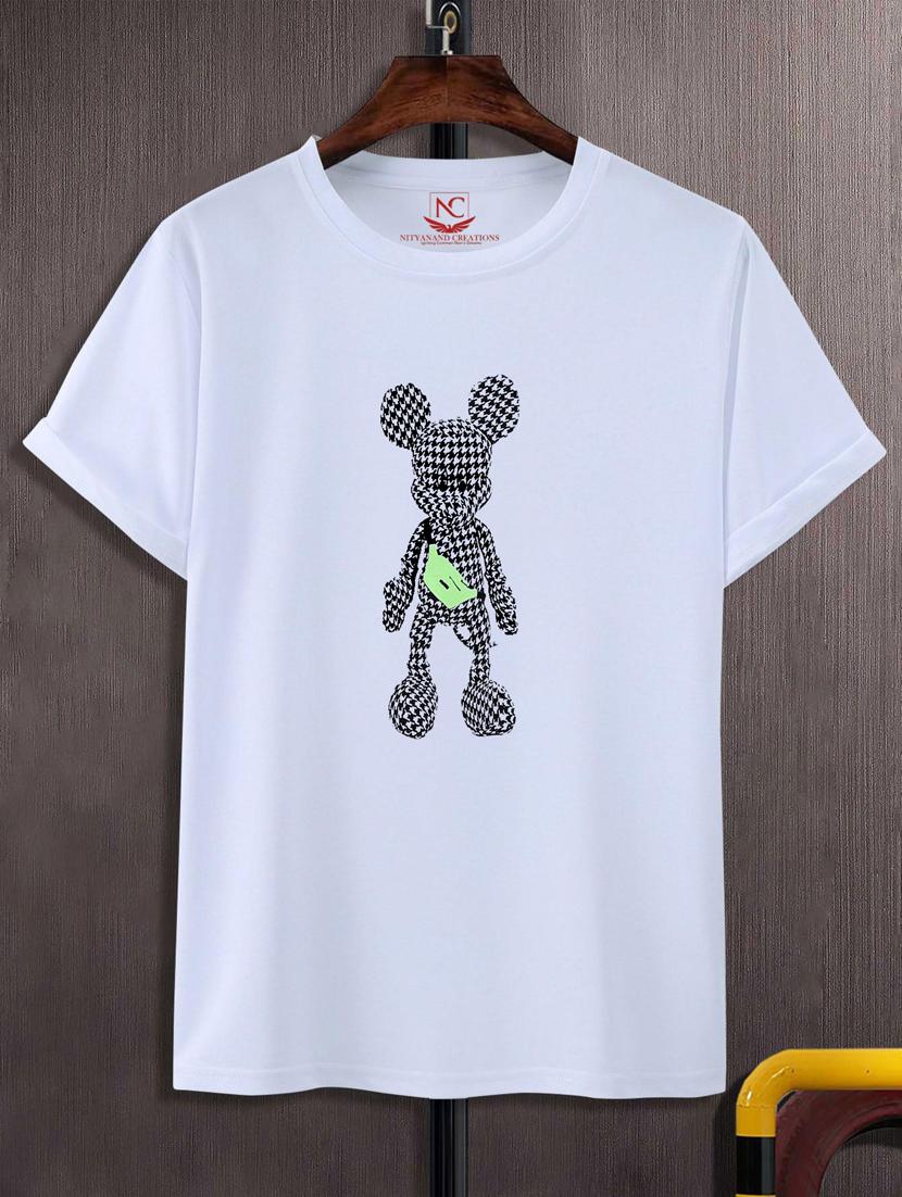 unisex white graphic printed t-shirt - 20882707 - Zoom Image - 0