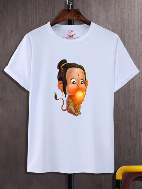 unisex white graphic printed t-shirt - 20882709 -  Standard Image - 0