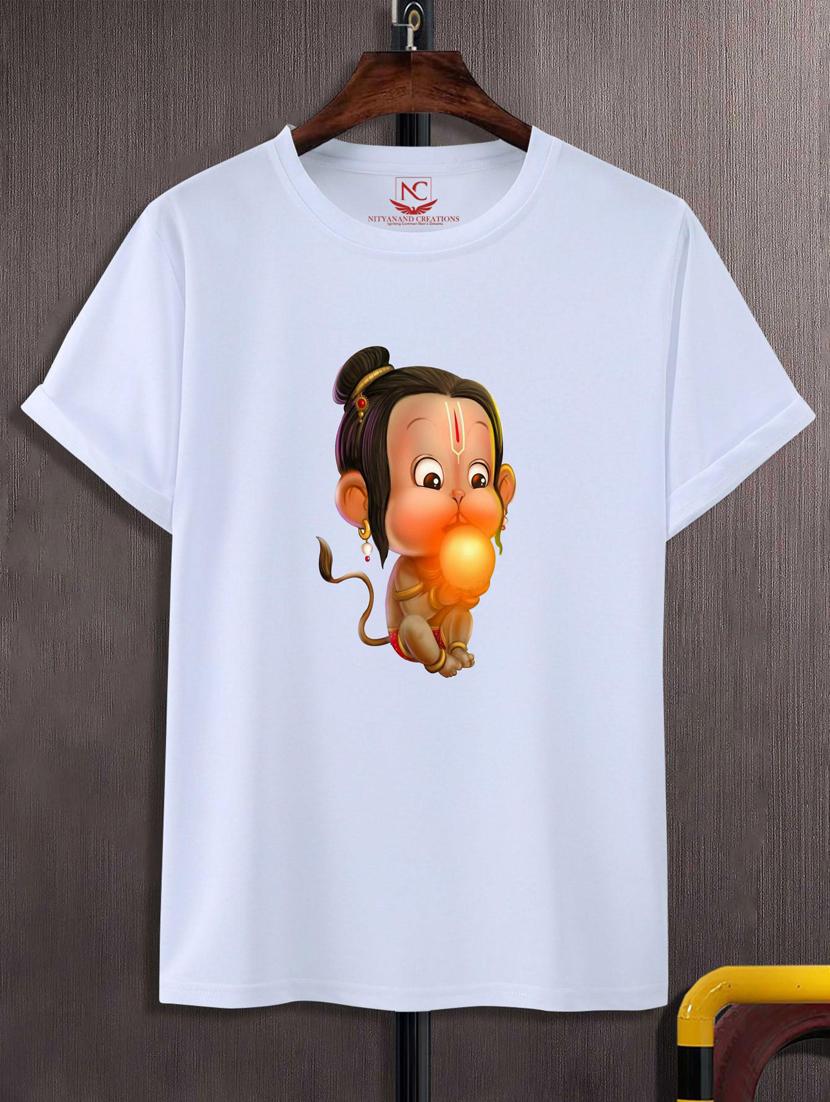 unisex white graphic printed t-shirt - 20882709 -  Zoom Image - 0