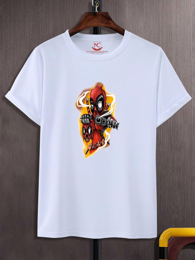 unisex white graphic printed t-shirt - 20882714 -  Zoom Image - 0