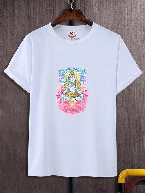 unisex white graphic printed t-shirt - 20882717 -  Standard Image - 0