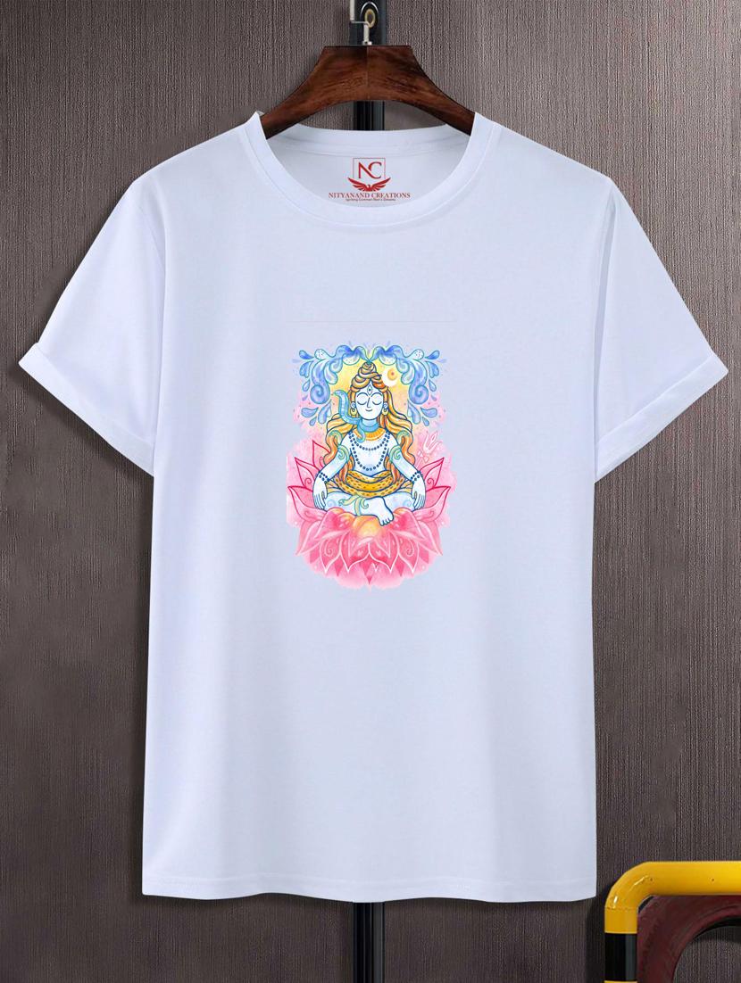 unisex white graphic printed t-shirt - 20882717 -  Zoom Image - 0