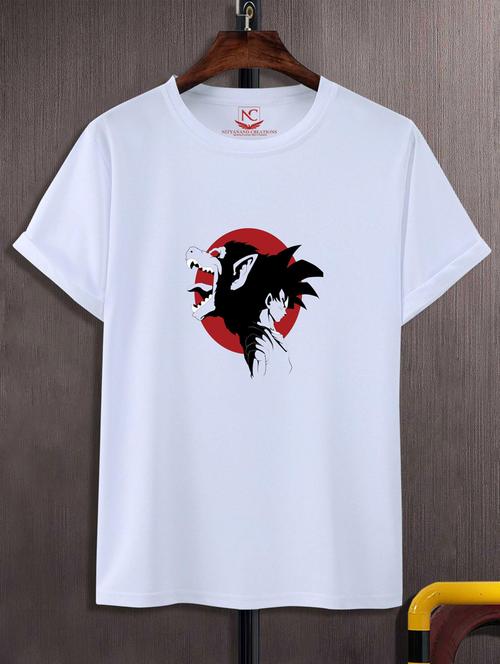 unisex white graphic printed t-shirt - 20882719 - Standard Image - 0