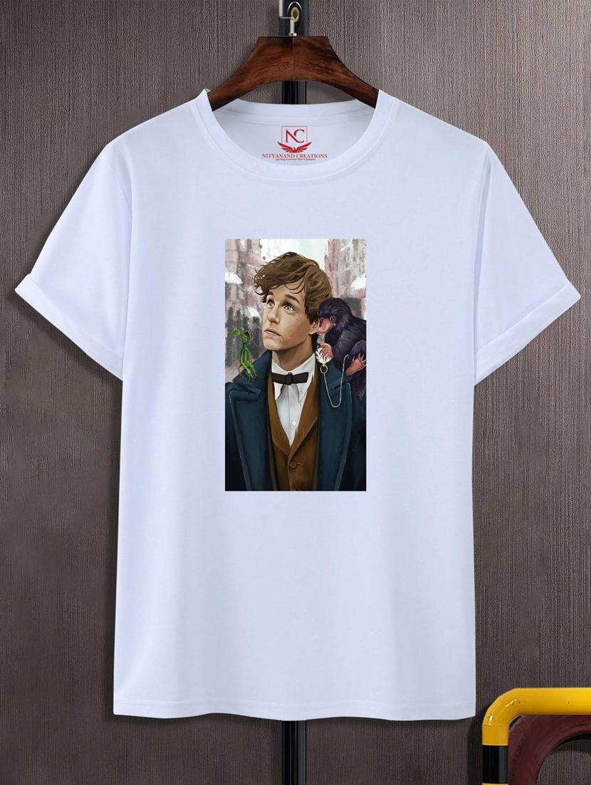 unisex white graphic print t-shirt - 20882724 -  Zoom Image - 0
